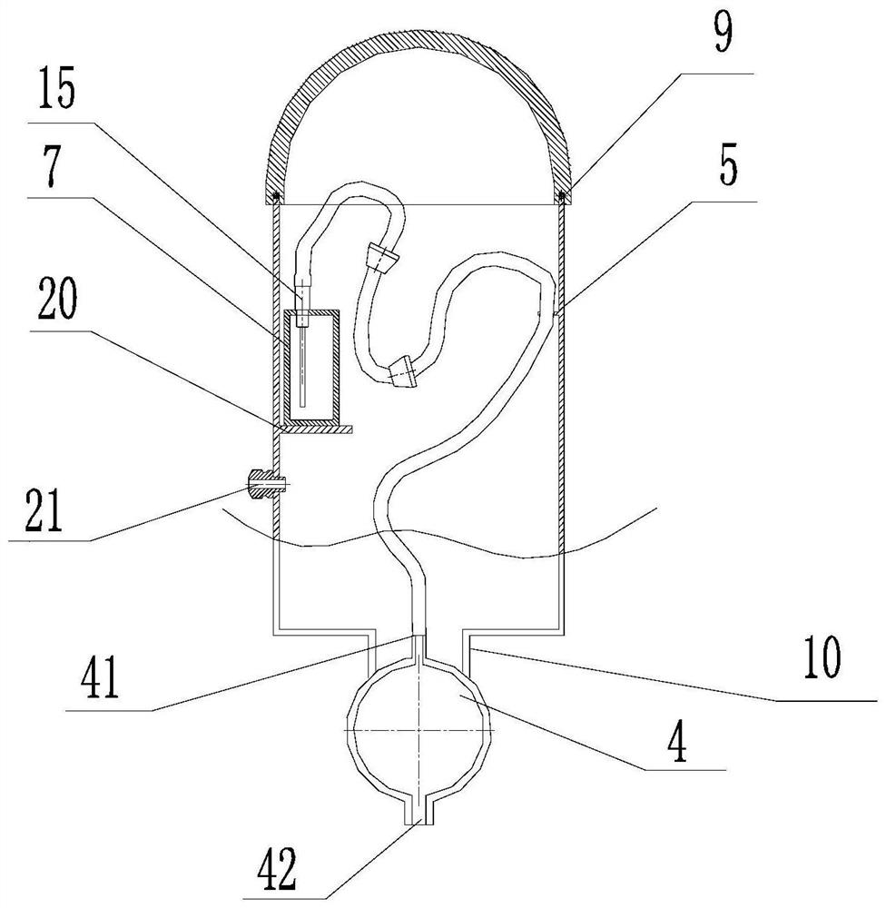 Online sterilization method and device for filling pipeline