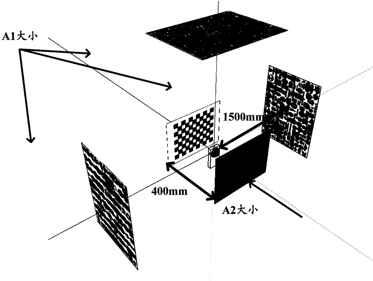 Double-fisheye lens panorama camera calibration method and device, storage medium and terminal