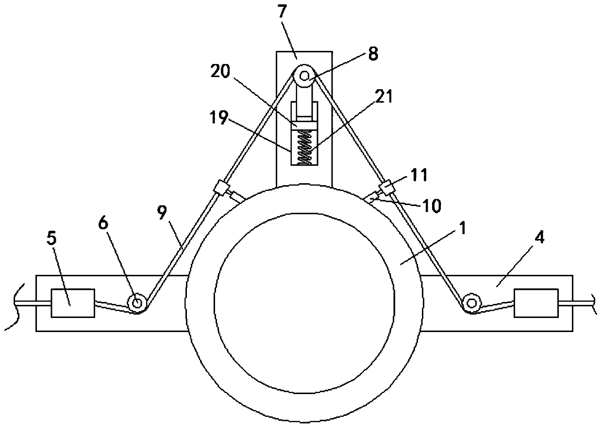 A wire tightening device for high-voltage transmission and transformation lines