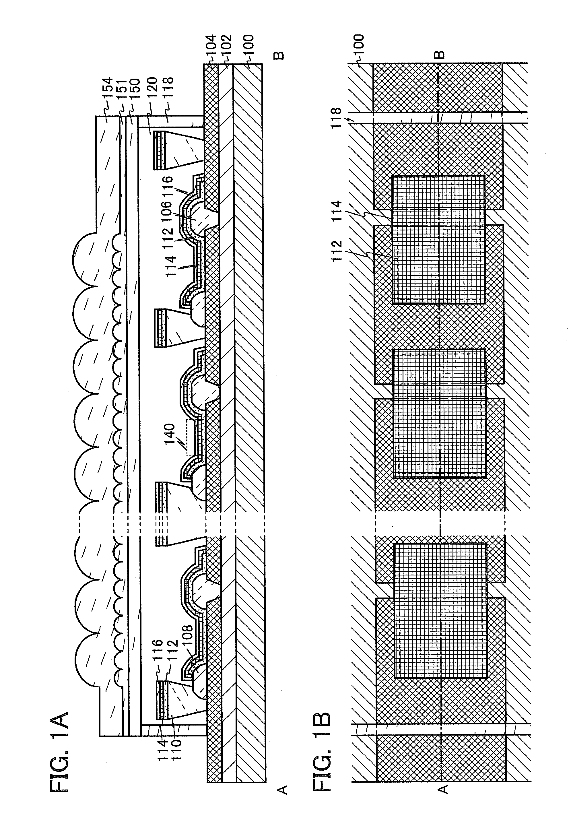 Light-emitting device, display device, and method for manufacturing the same