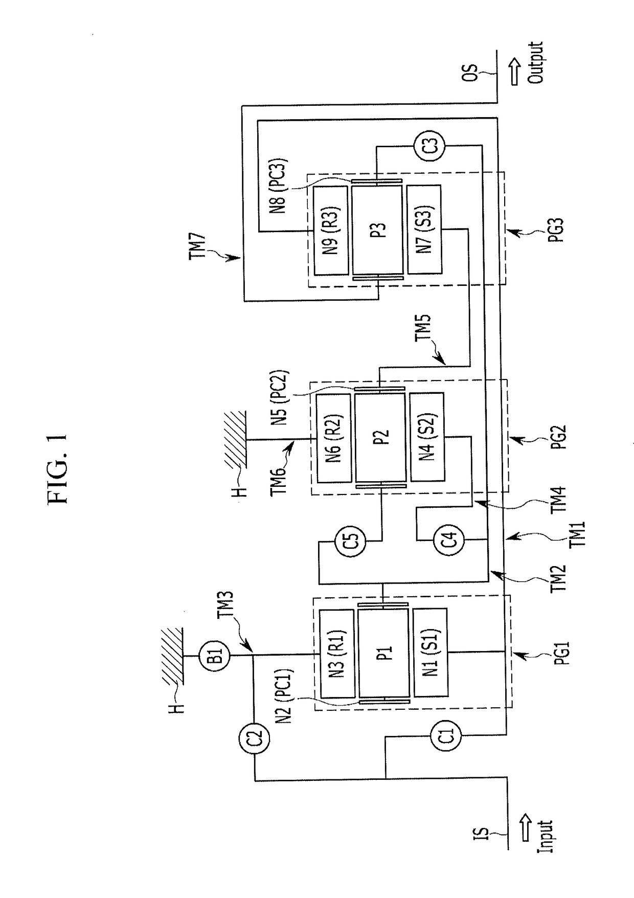 Planetary gear train of automatic transmission for a vehicle