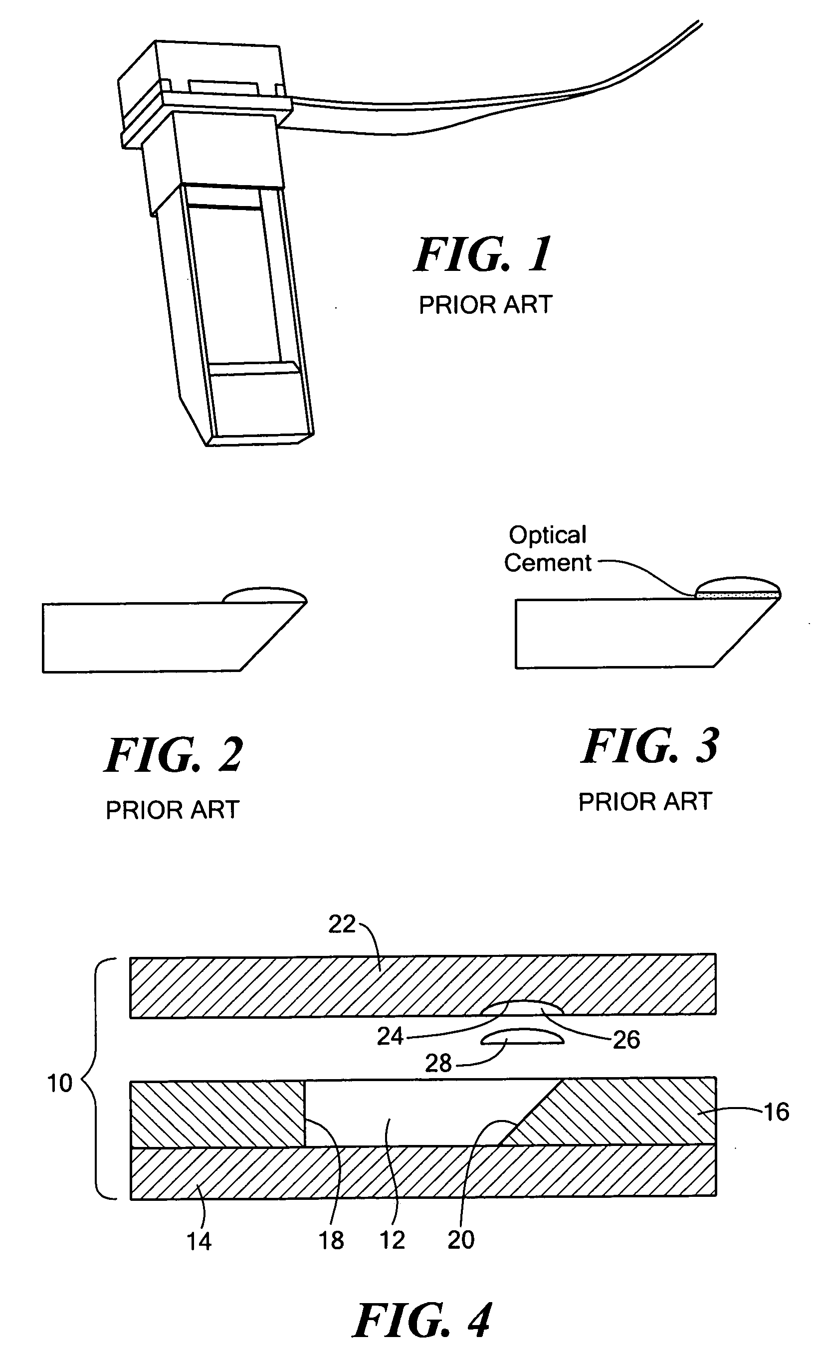 Method for producing high quality optical parts by casting