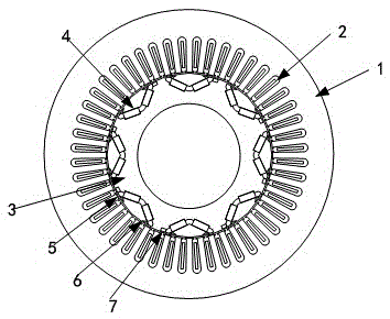 Built-in permanent-magnet synchronous motor