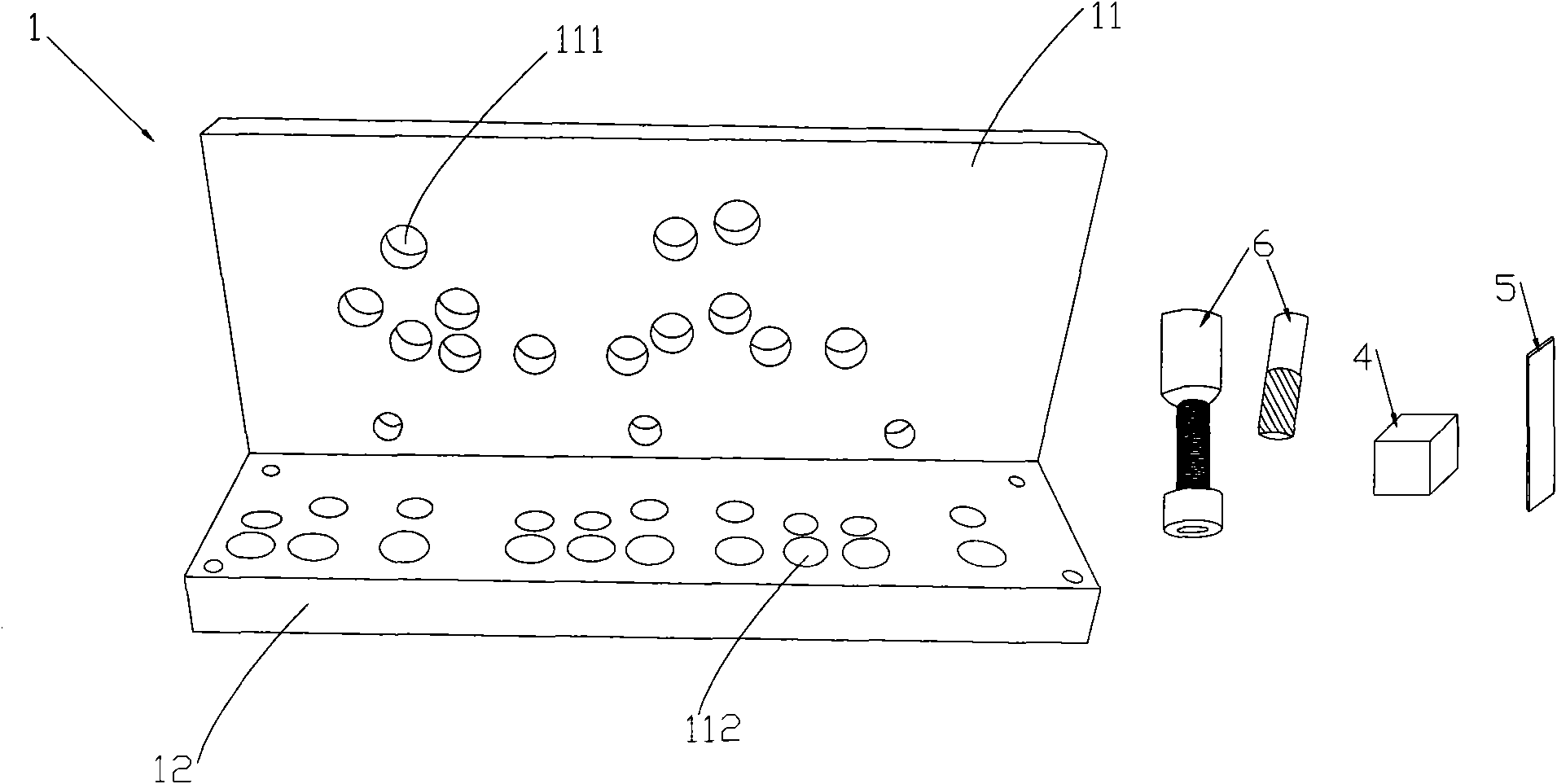 Checking instruments and measuring method for detecting vehicle door hinge accuracy