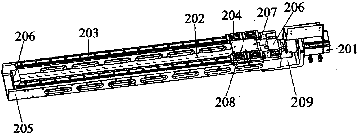 A gantry type intelligent burner for a chip