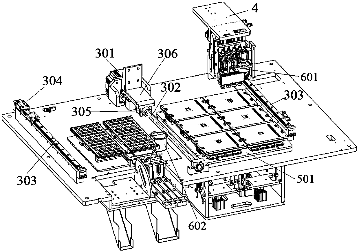 A gantry type intelligent burner for a chip