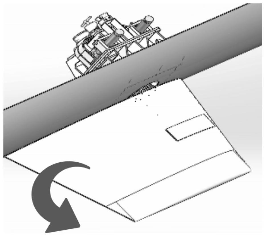 Full-speed fin stabilizer based on complete Weis-Fogh structure and control method thereof