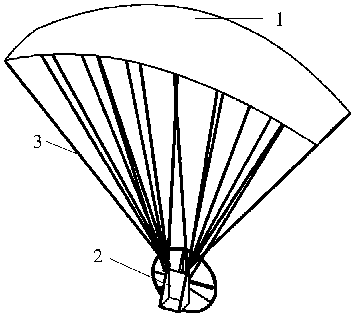 Automatic control device for control rope of paraglider and application thereof