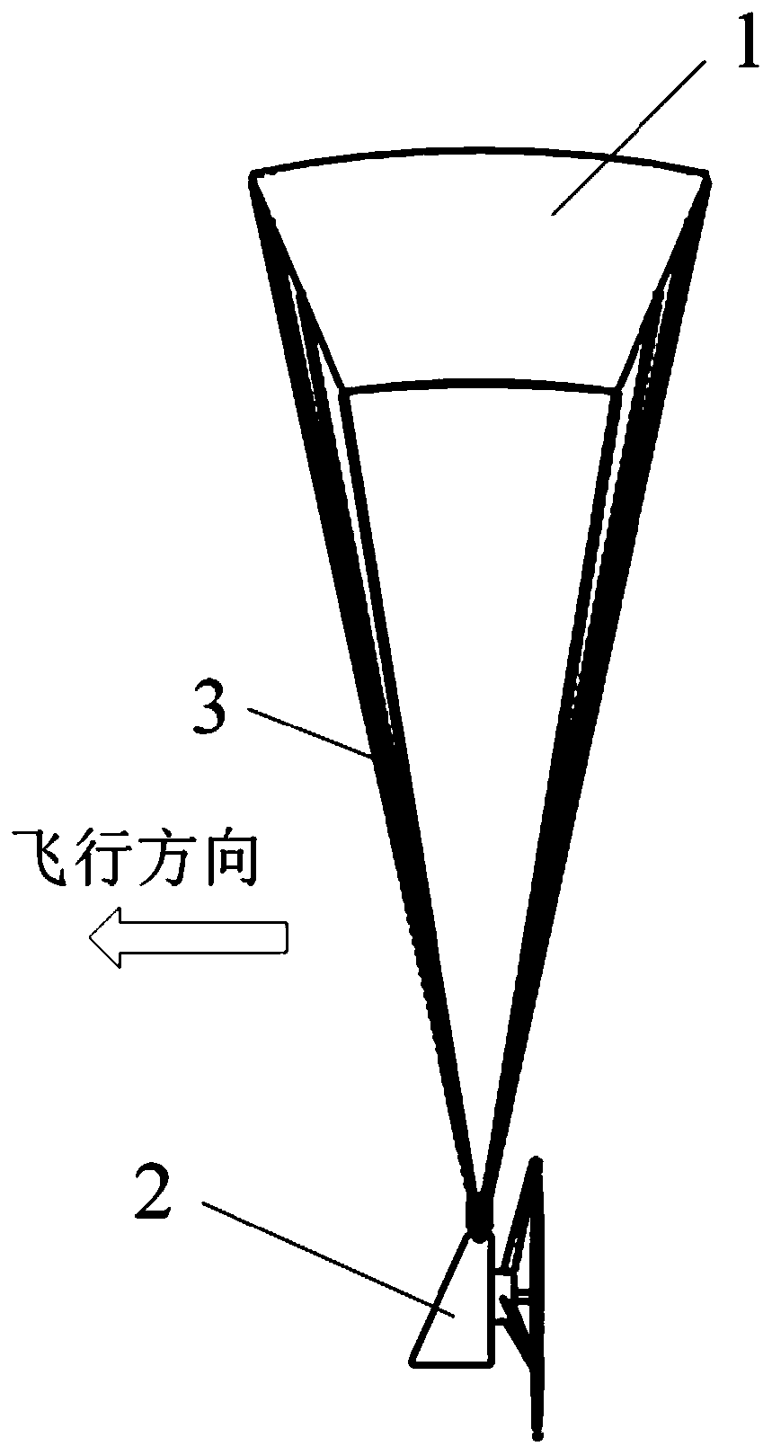 Automatic control device for control rope of paraglider and application thereof