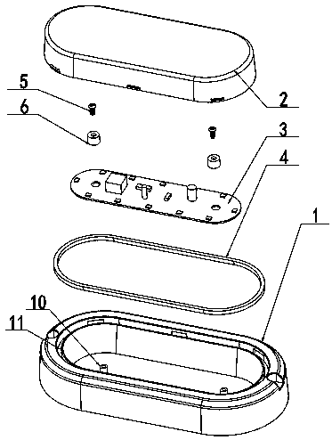 Efficiently-assembled fog-proof lamp