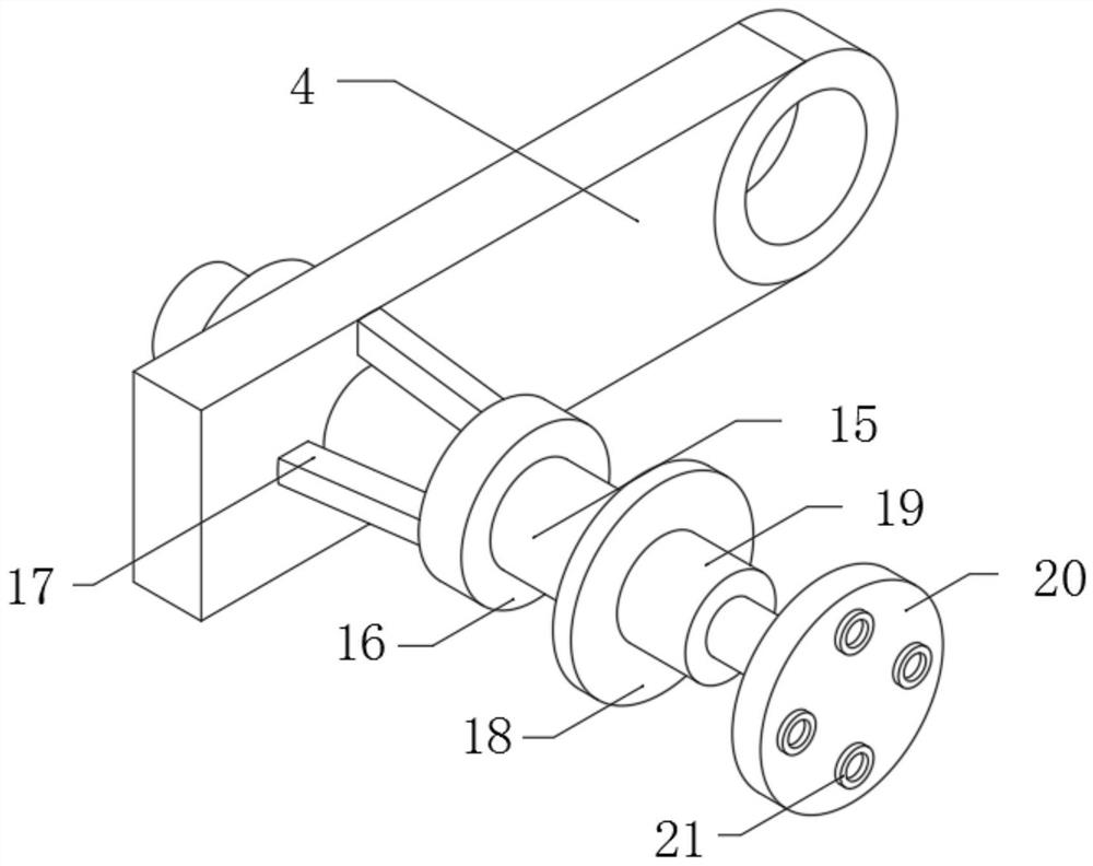 Material guiding mechanism for intelligent robot machining and using method of material guiding mechanism