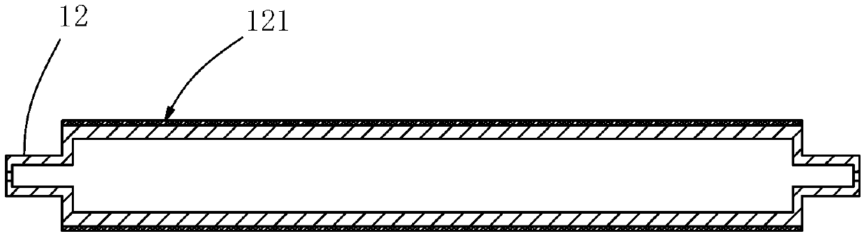 Hot-pressing compound device and method for producing membrane filter material