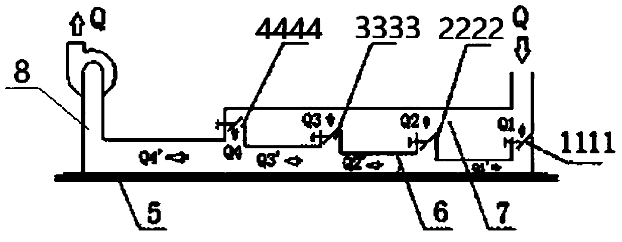 Device for preparing reconstituted tobaccos by multi-point air inlet type thick slurry method and operation method of device