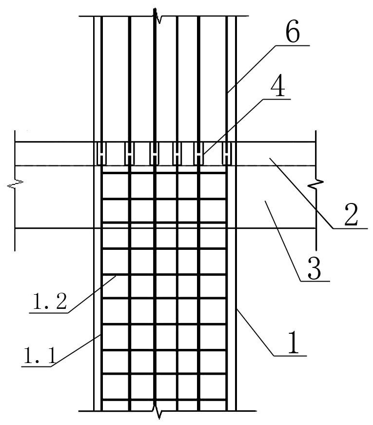 A support structure for building translation and its construction method