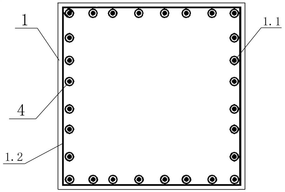 A support structure for building translation and its construction method