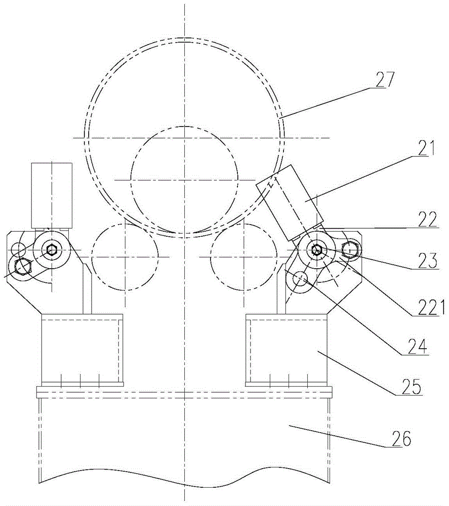 Method for rolling conical barrel through plate rolling machine