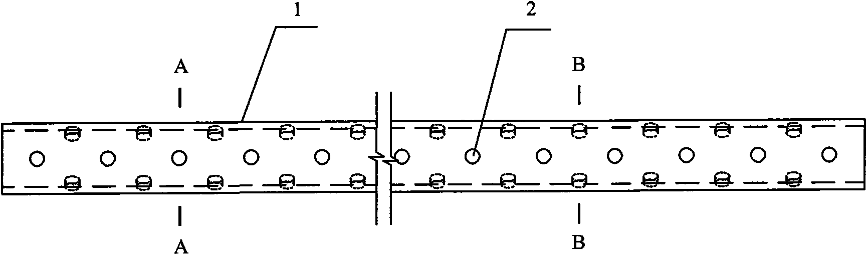 Slope protection ecologic hollow multihole ground anchor and anchoring method