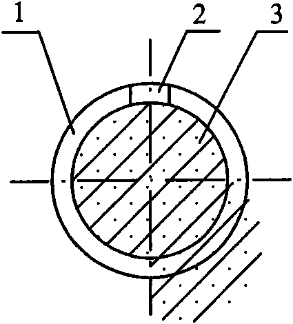 Slope protection ecologic hollow multihole ground anchor and anchoring method