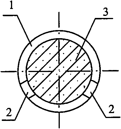 Slope protection ecologic hollow multihole ground anchor and anchoring method