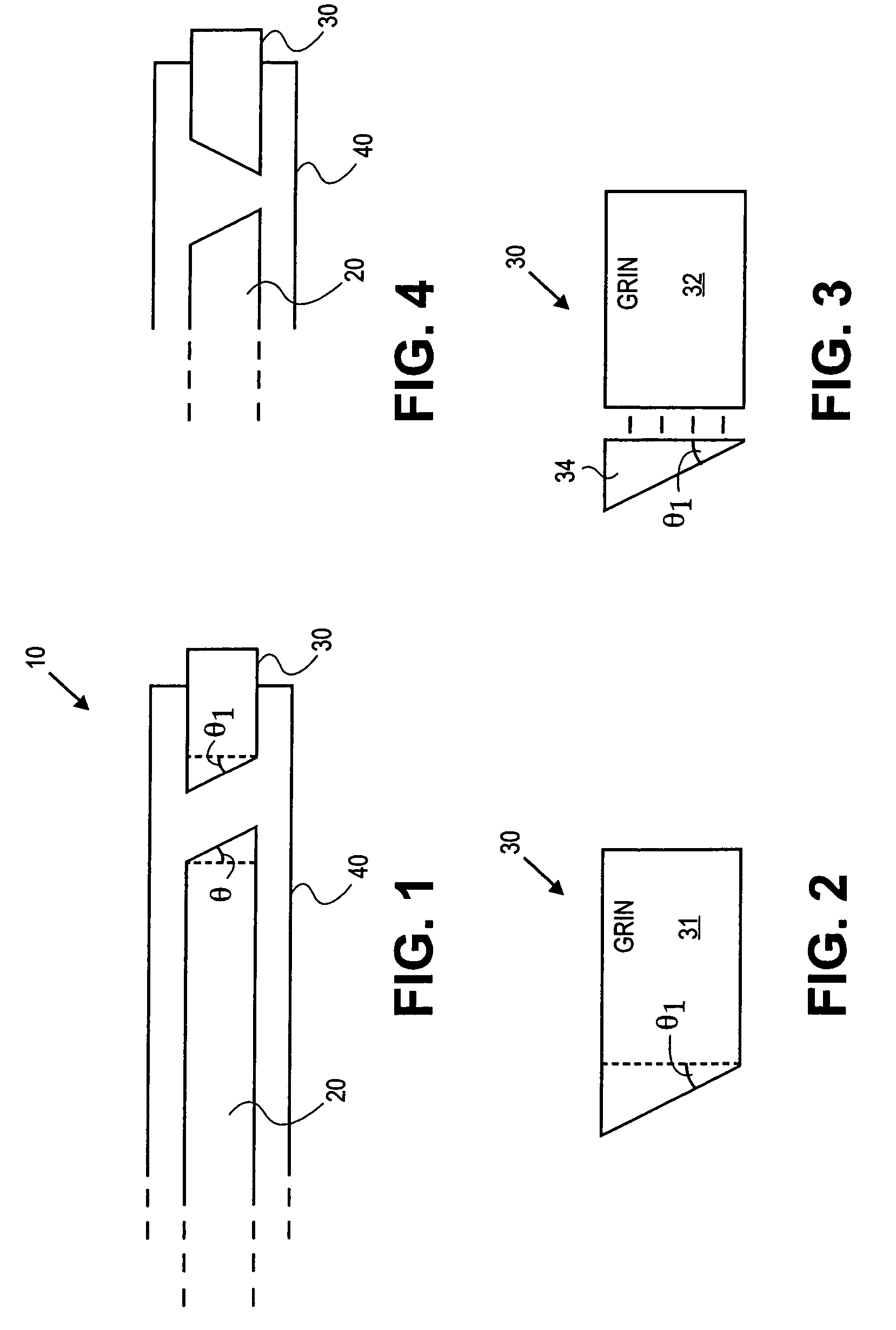 Forward scanning imaging optical fiber probe