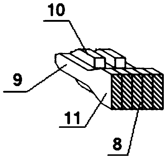 Back-bolt type connector for curtain walls