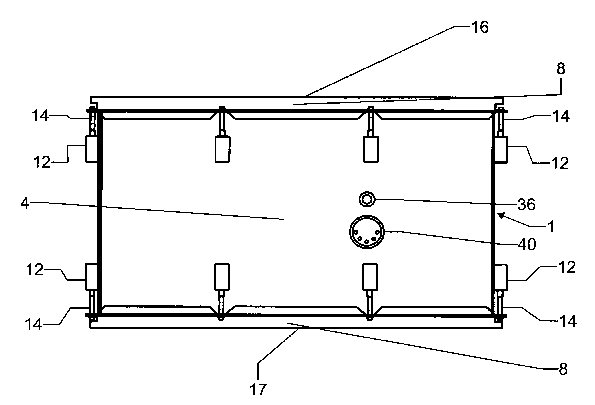 Capacitive electric musical instrument vibration transducer