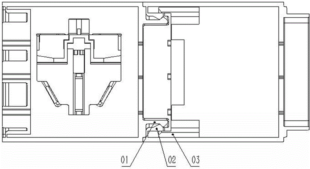 Modular extension socket with lock