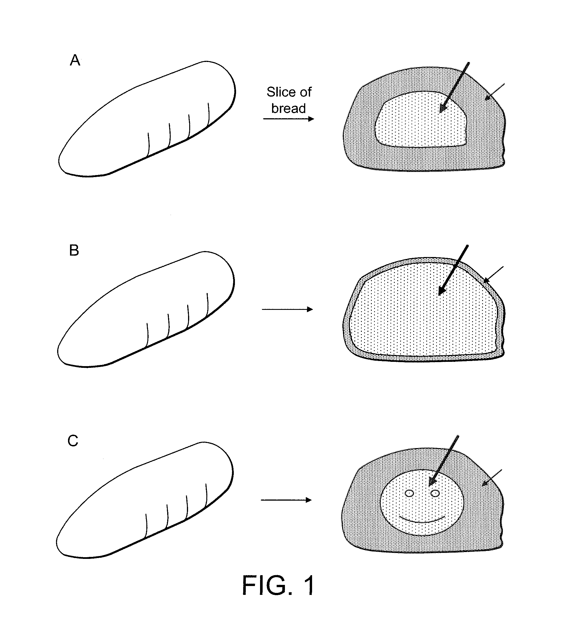 Dough targeting for enhanced microwave reheating