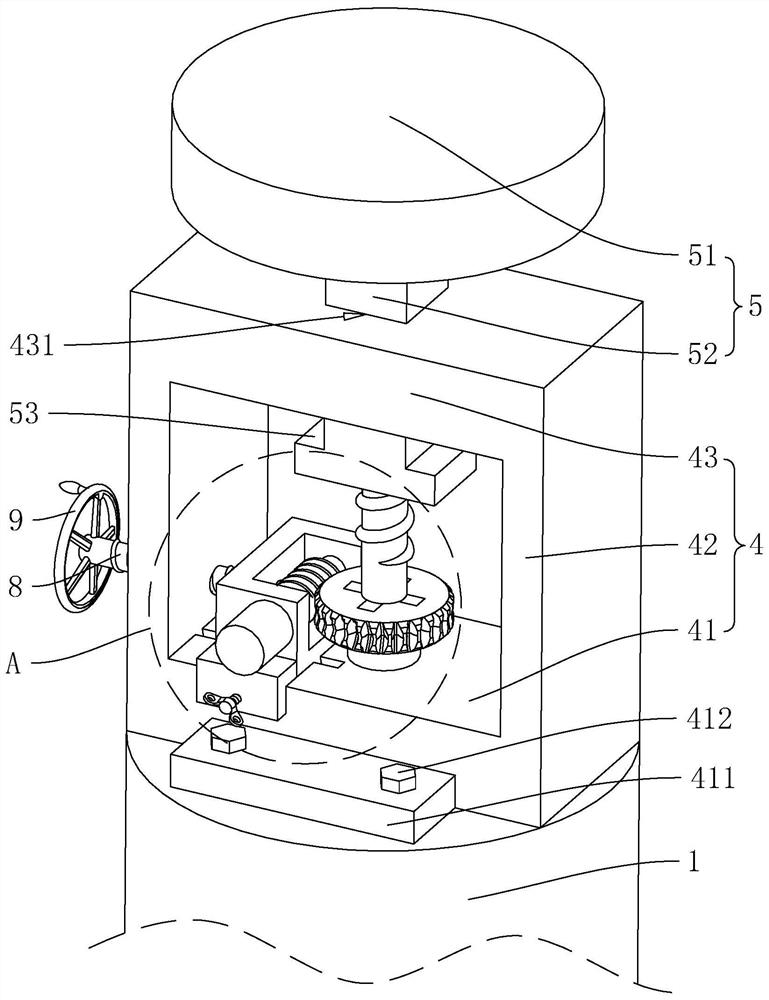 Support landing device and method for rapid construction of bridge