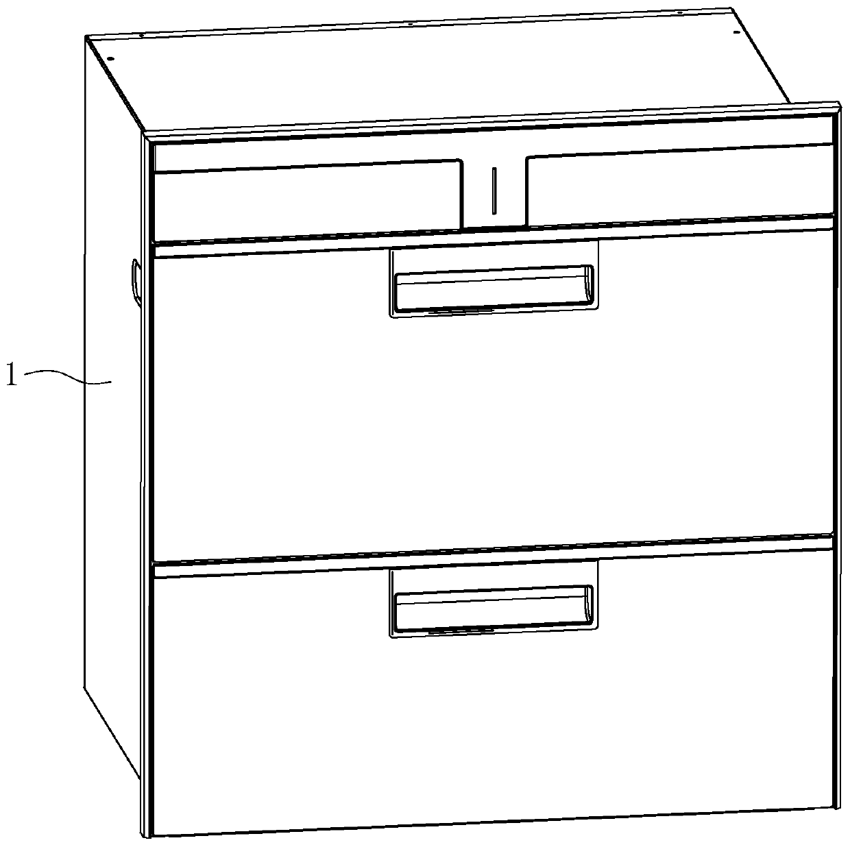 Disinfection cabinet and disinfection method applying same