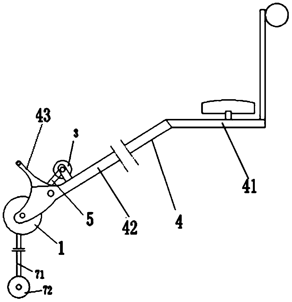 The power system of the electric foot buckle