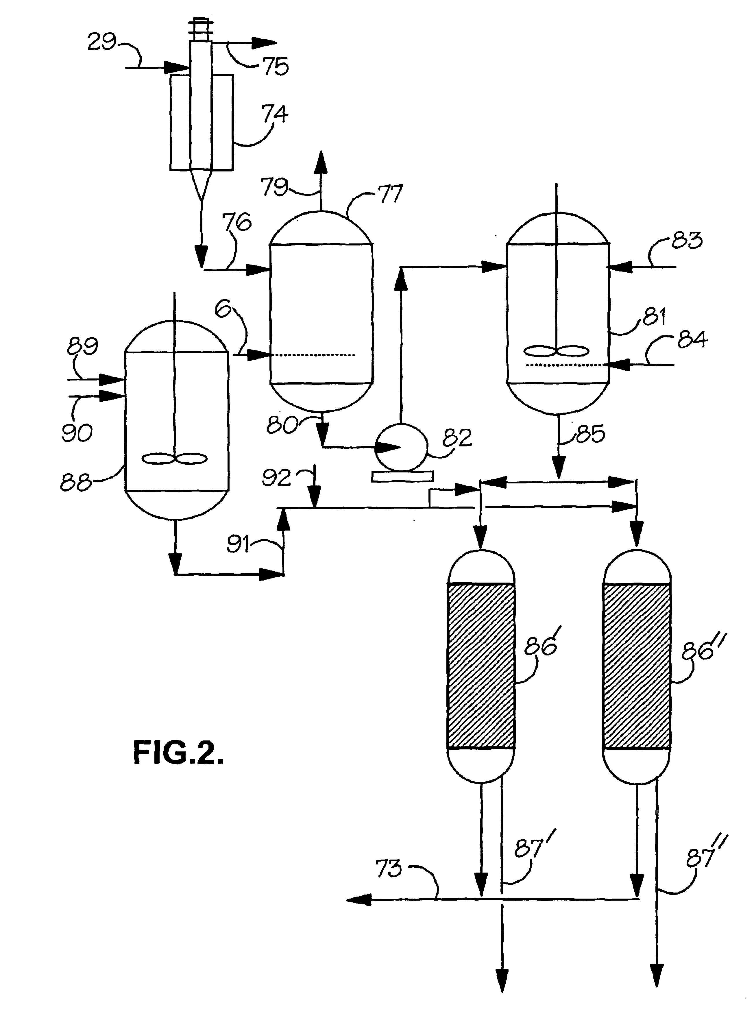 Hydroformylation process with recycle of active rhodium catalyst