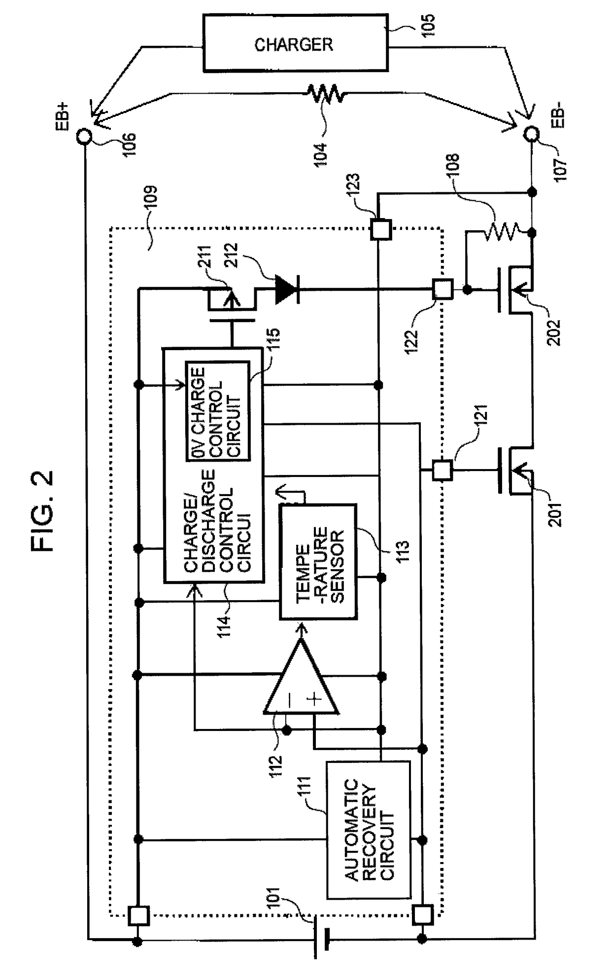 Battery state monitoring circuit and battery device