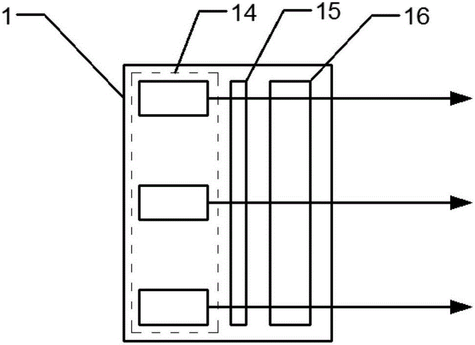 Apparatus for realizing semiconductor laser spectrum beam combination by utilizing double gratings