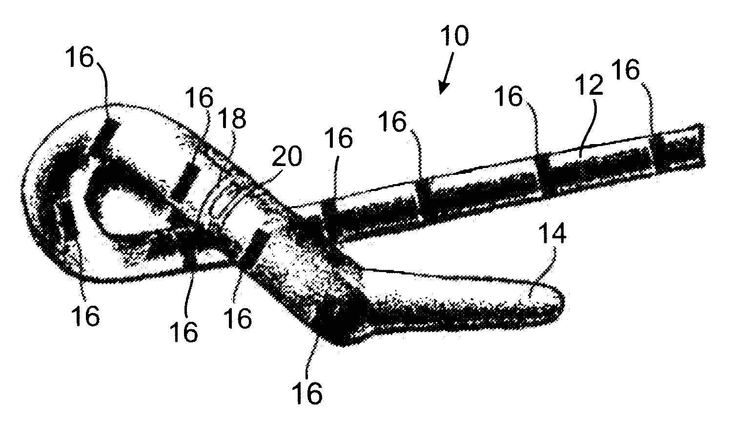 Circuit for controlled commutation of multiplexed electrodes for an active implantable medical device