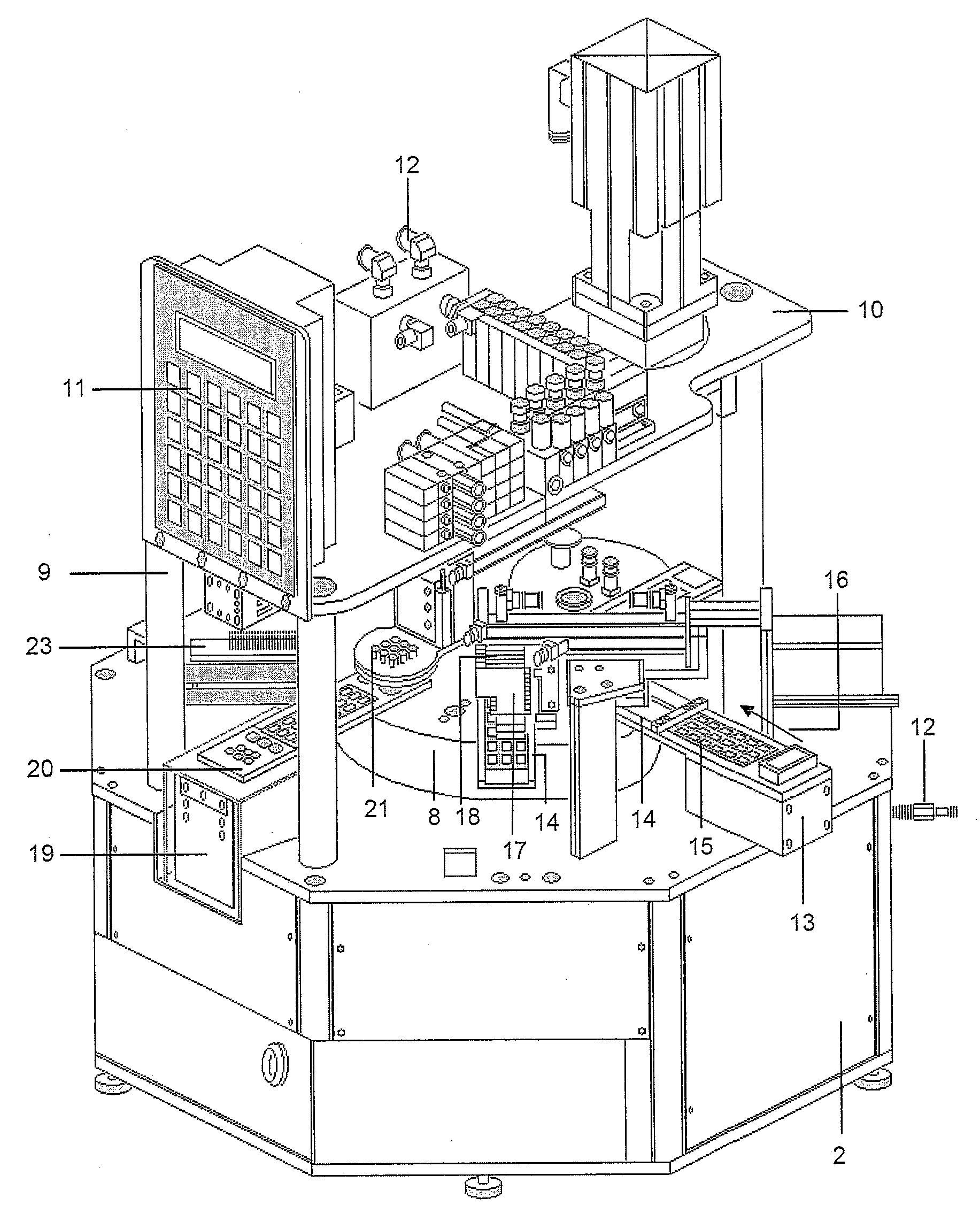 Device and method for the automated and reproducible production of cell or tissue samples that are to be analyzed and are arranged on object supports