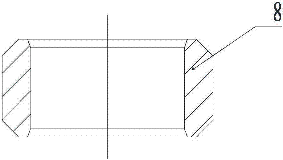 Thin-wall corrugated pipe welding method and welding clamp