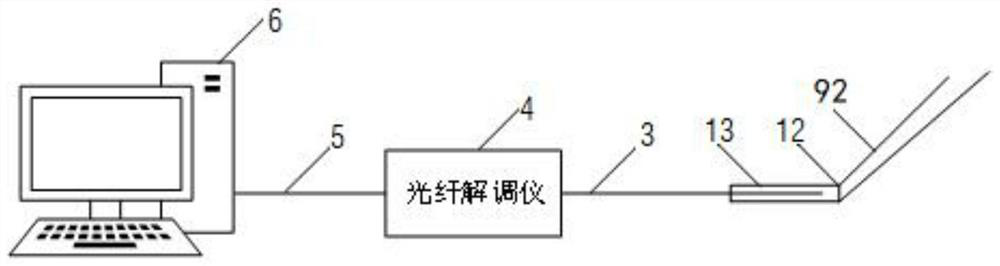 Shield tail brush capable of monitoring abrasion in real time and shield tail brush abrasion real-time monitoring system