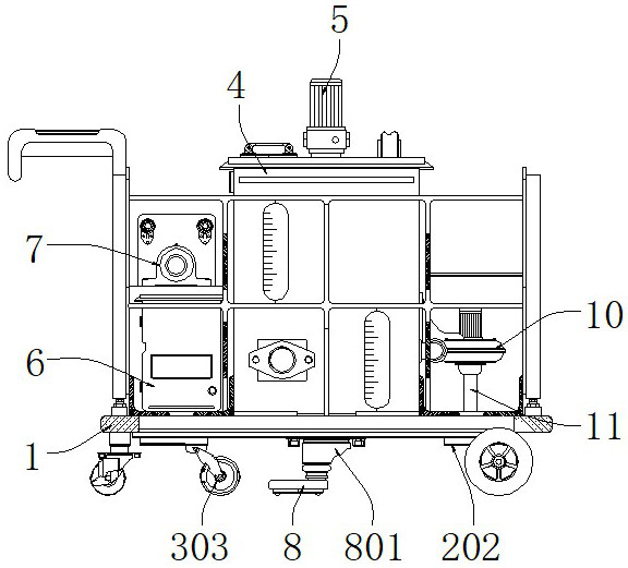 Road crack treatment and repair equipment and construction process