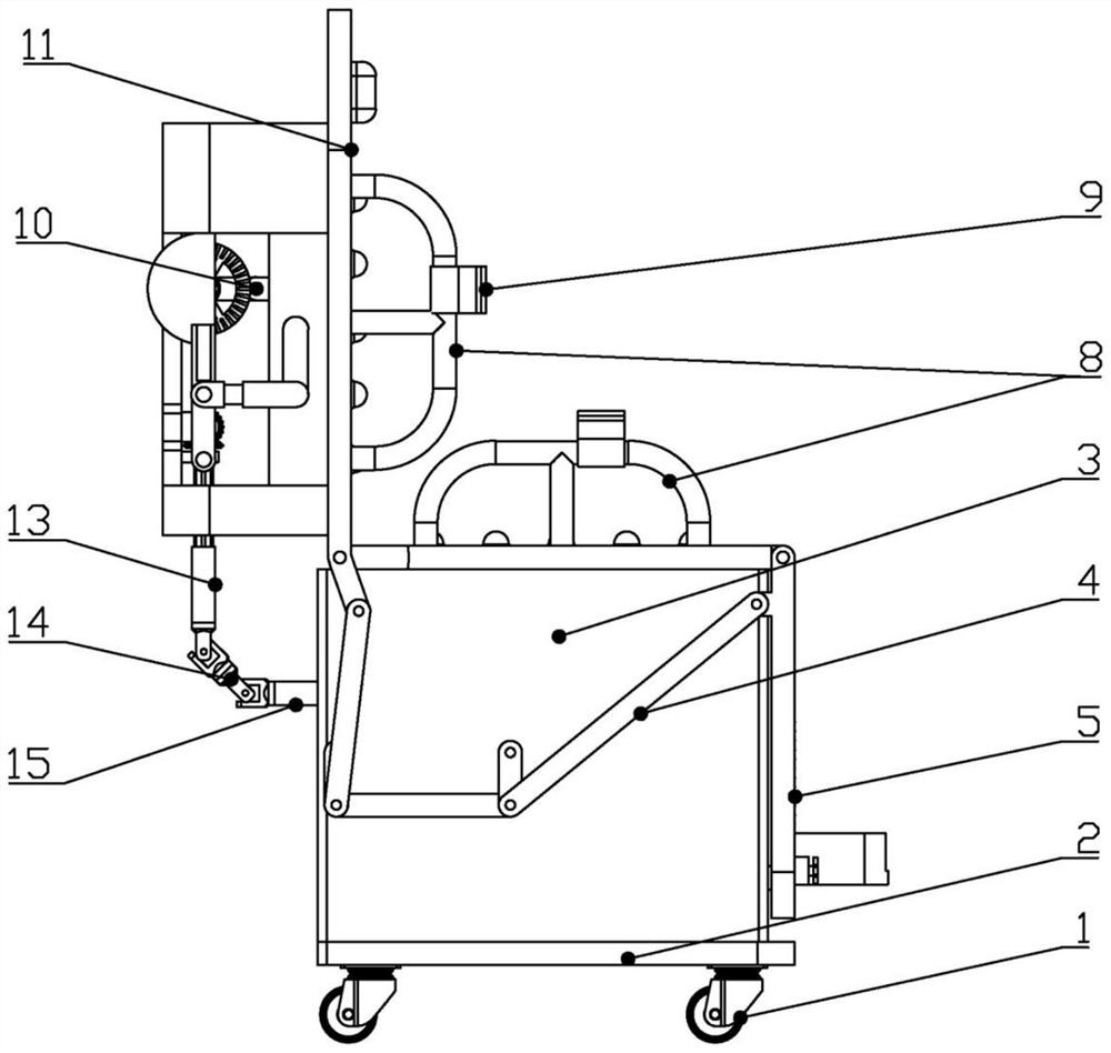 Neurosurgery postoperative nursing rehabilitation device