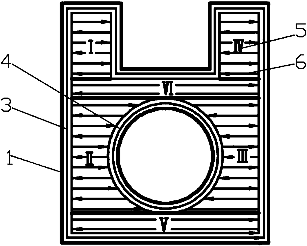 High-energy beam scanning path planning method for manufacturing of addition materials