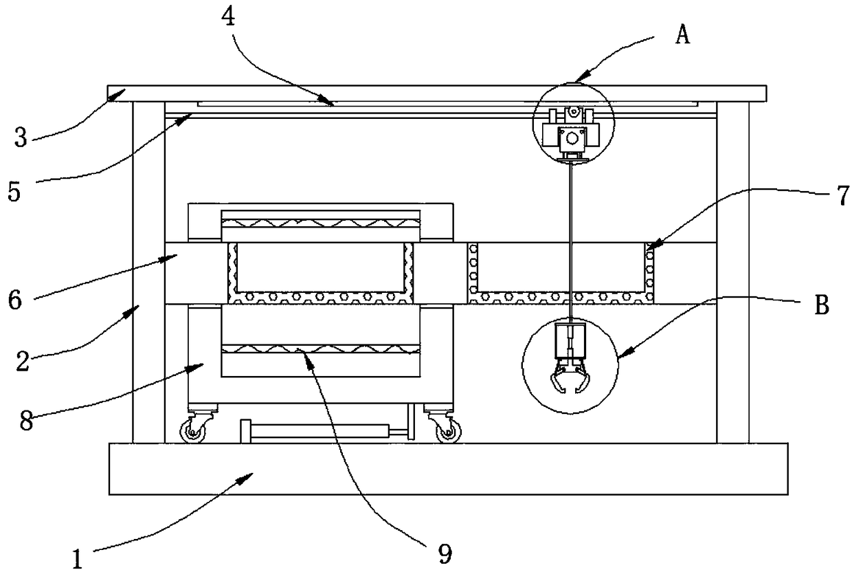 Drying device for refractory material production