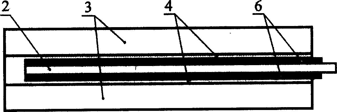 Compositely packaged foil type manganin superhigh pressure sensor