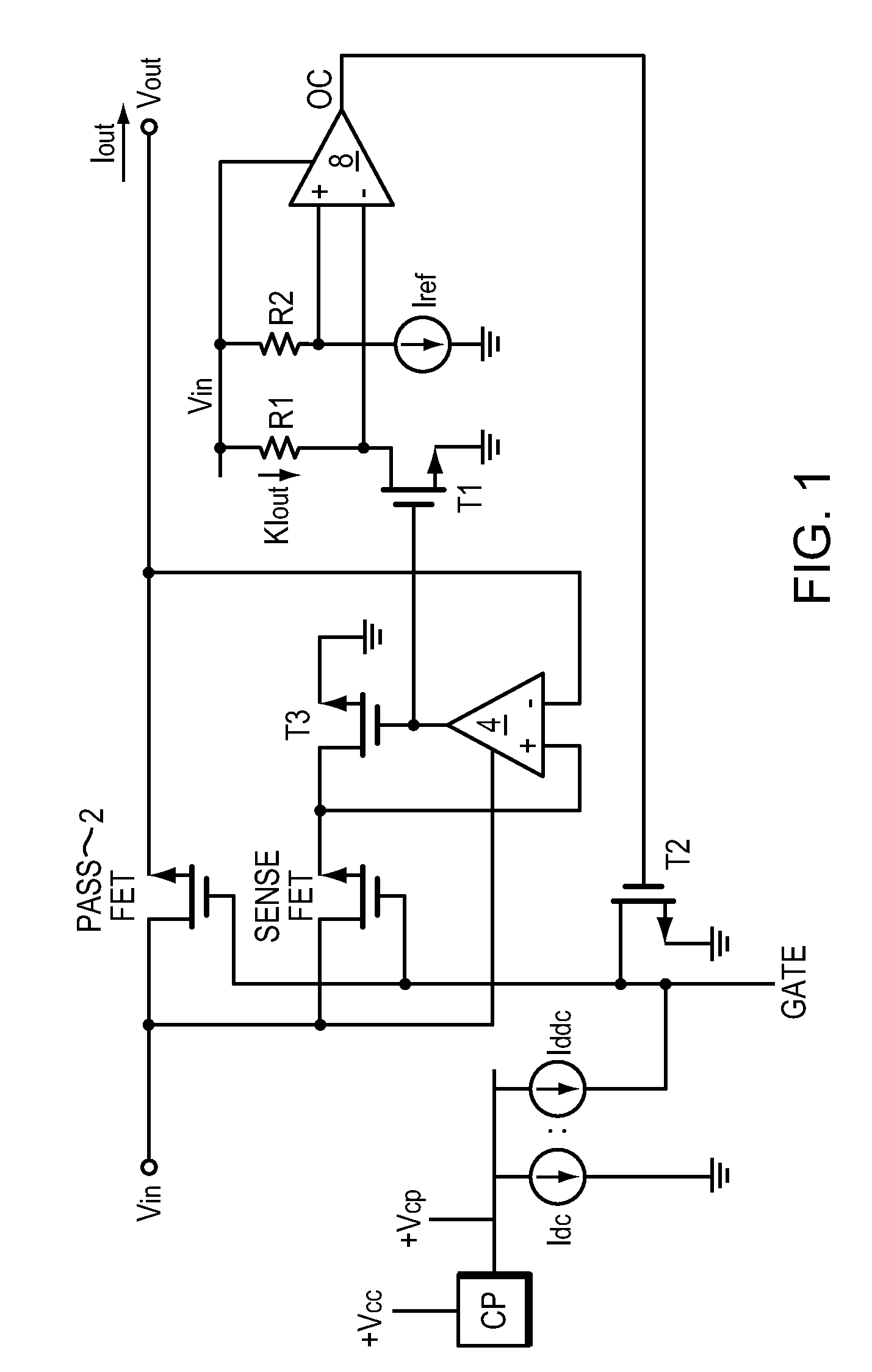 Hot swap controller with zero loaded charge pump