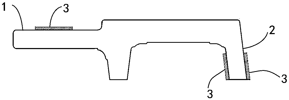 A guide rail for magnetic levitation and its preparation method