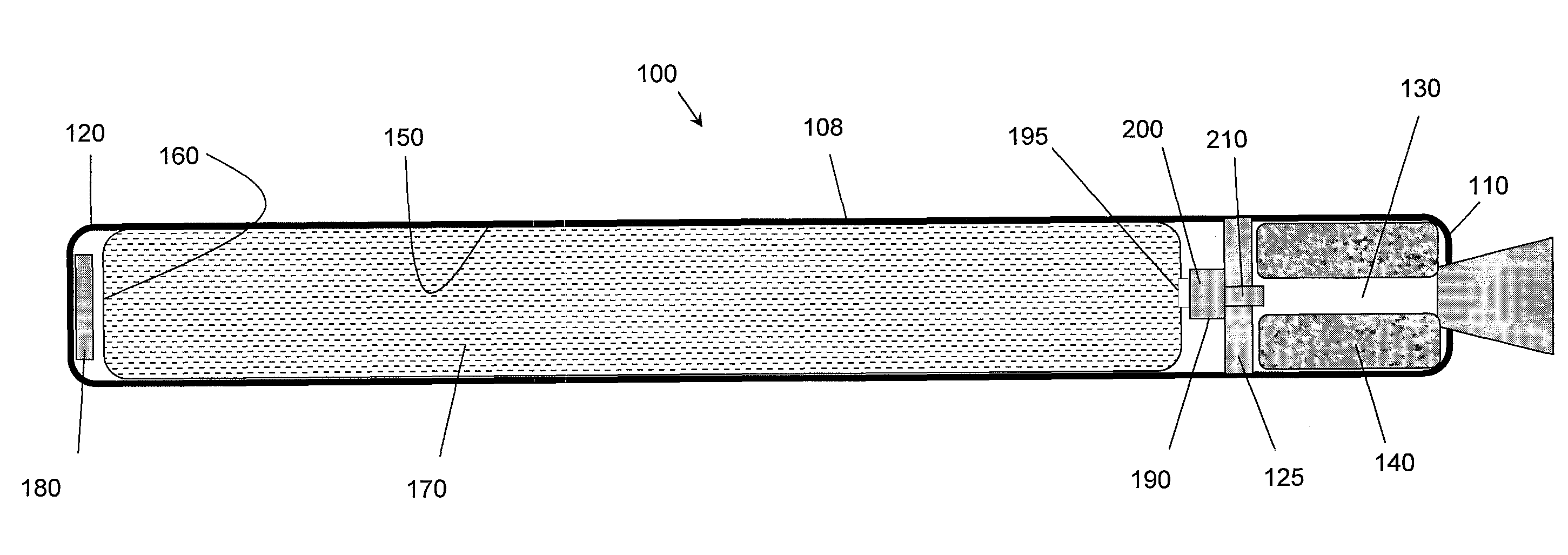 Hydroxyl amine based staged combustion hybrid rocket motor