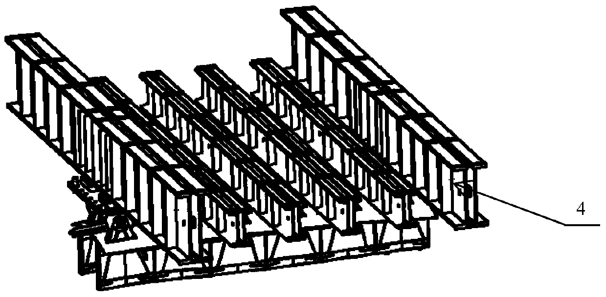 Empennage load applying device used for plane structure strength tests