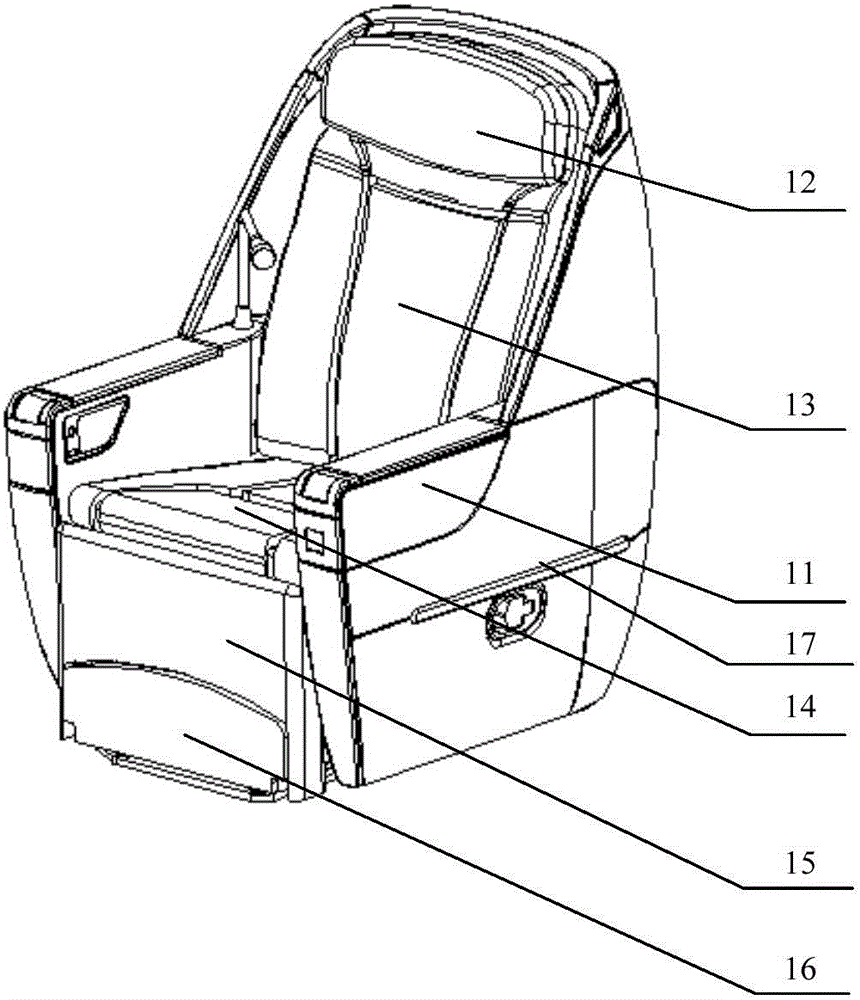 Bullet train compartment