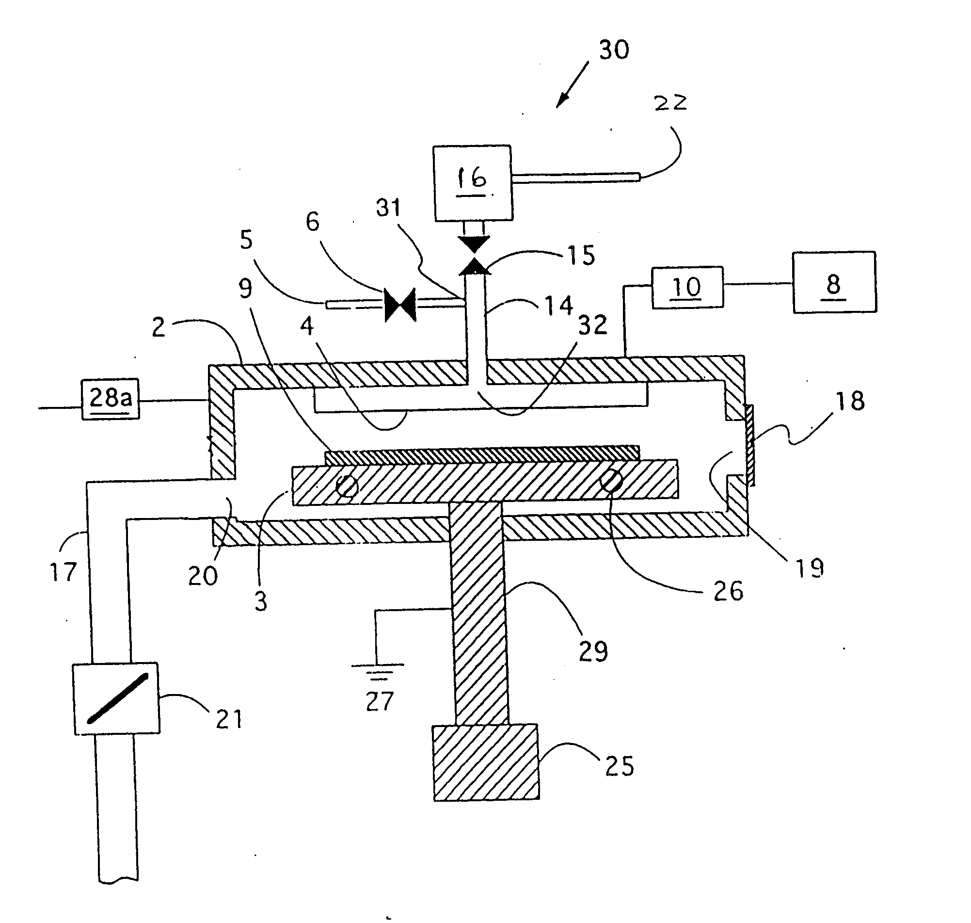 Thin-film forming apparatus having an automatic cleaning function for cleaning the inside