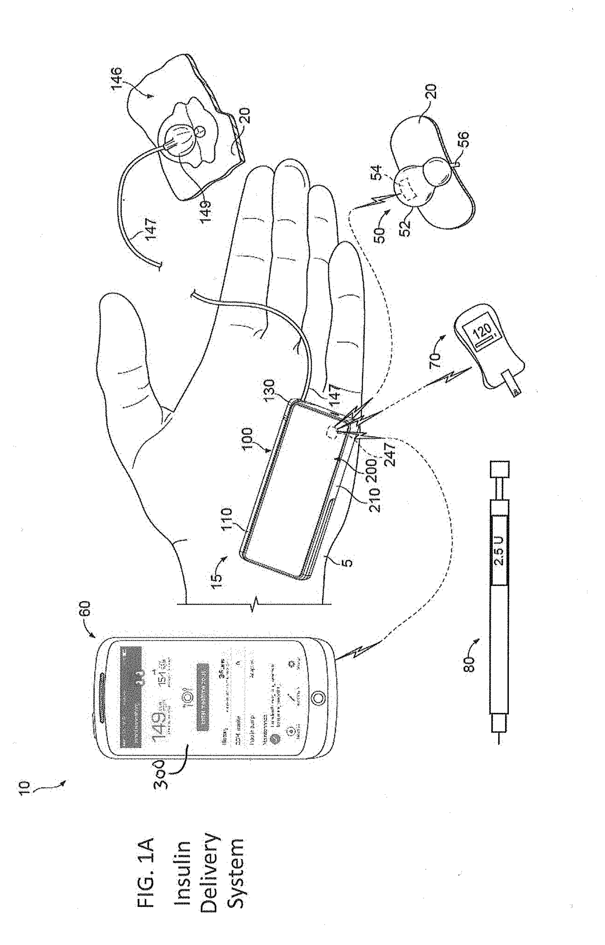 User interface for diabetes management system